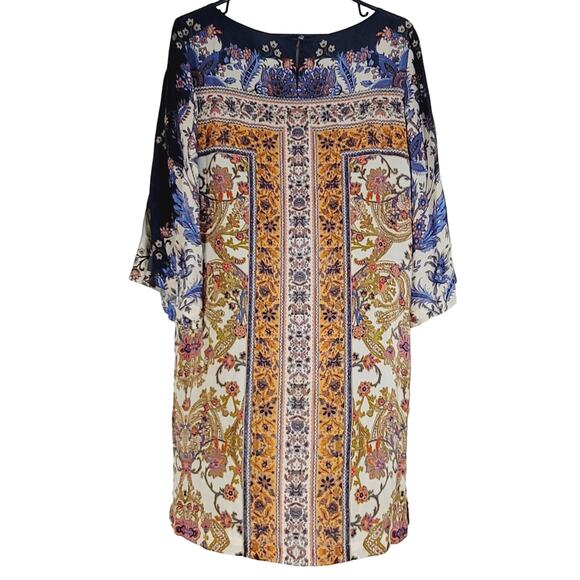 New Maeve by Anthropologie Barcelona floral print silk midi dress size 4 Boho - Picture 2 of 10